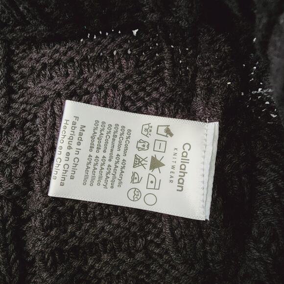 Callahan Revolve "Tony" Chunky Basketweave Knit Midi Skirt Slit NWT L - Picture 8 of 13